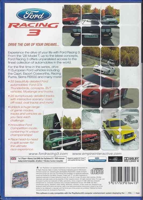 Ford Racing 3 - PS2 (B Grade) (Genbrug)